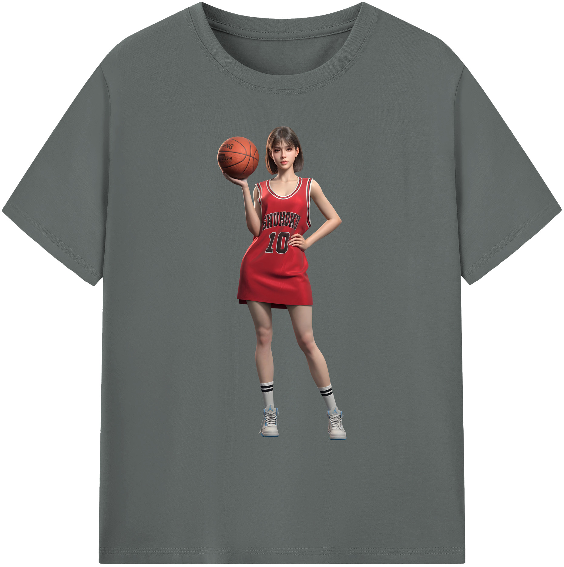 （画像用） SLAM DUNK／スラムダンク 綿100％ メンズ半袖Tシャツ｜肌触りやわらか＆通気性